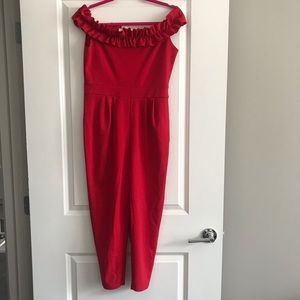 ASOS Red Jumpsuit